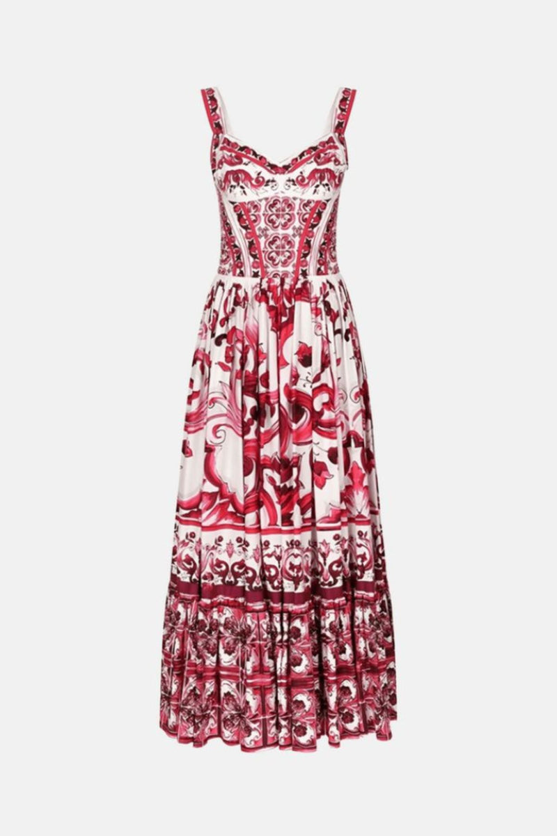 Vestido Aurora Longo Estampado