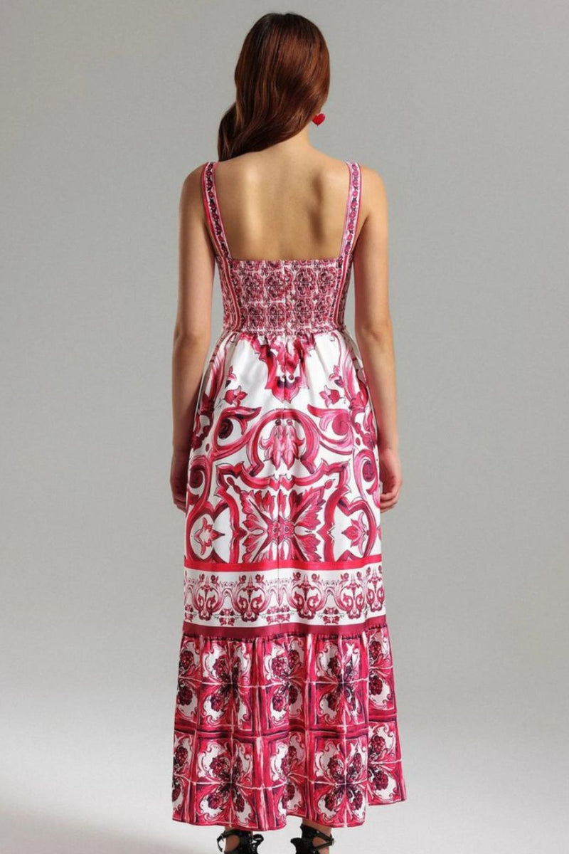 Vestido Aurora Longo Estampado