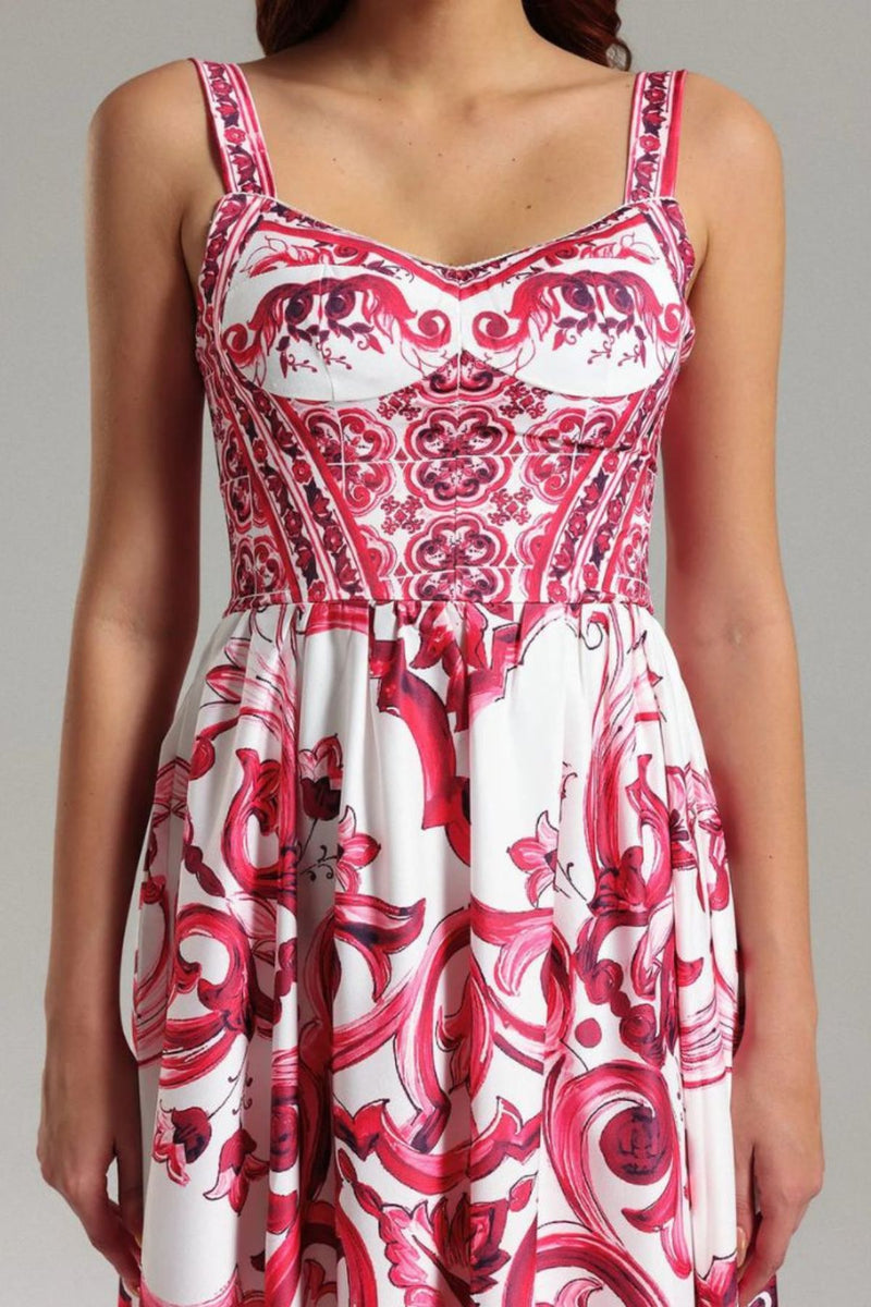 Vestido Aurora Longo Estampado