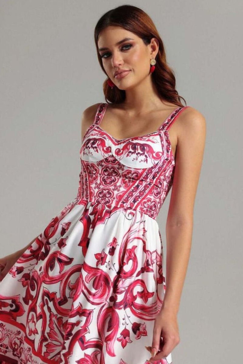Vestido Aurora Longo Estampado