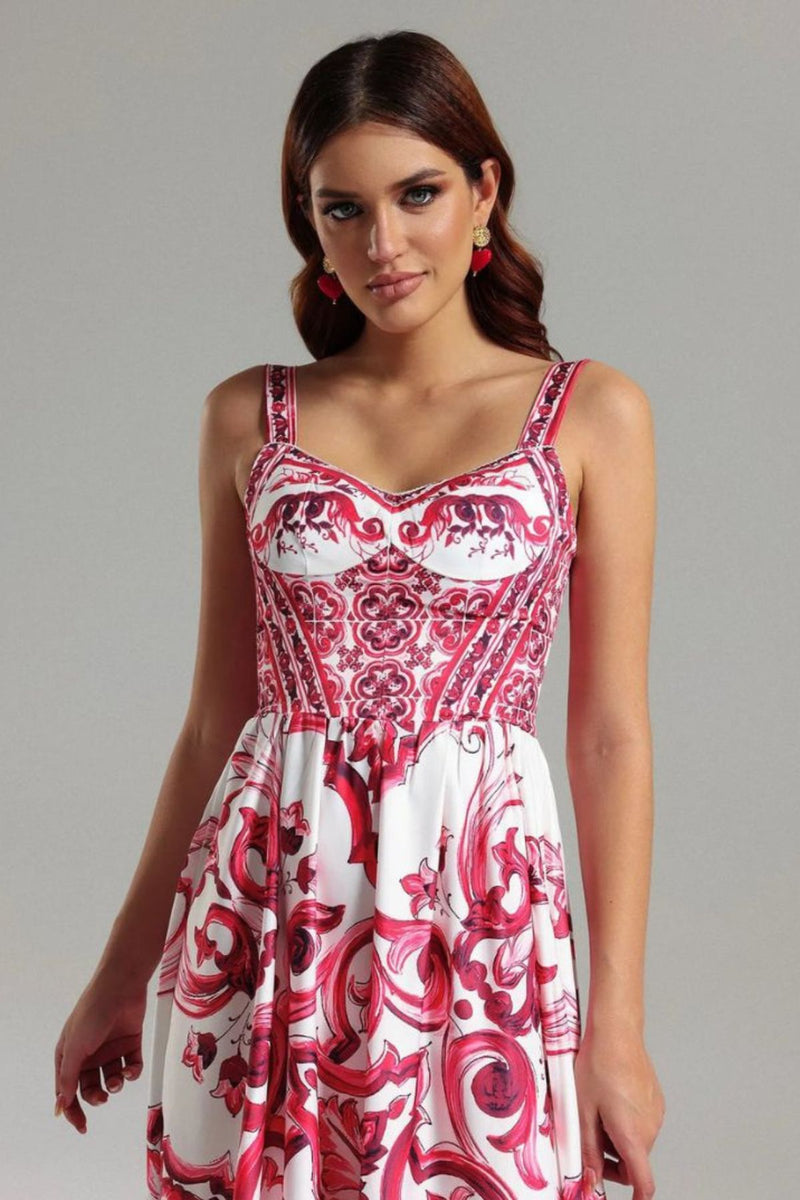 Vestido Aurora Longo Estampado