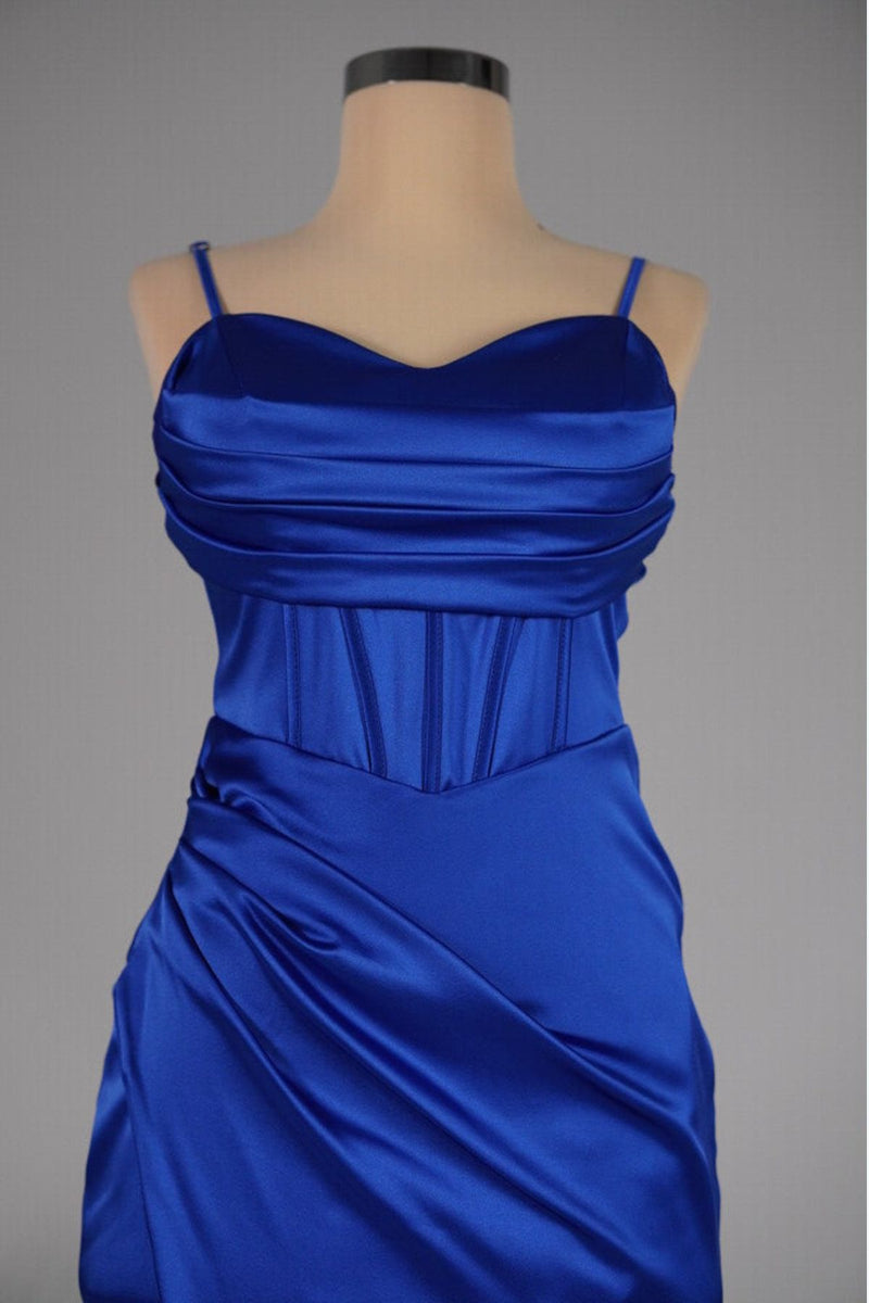Vestido Bela Longo com Fenda – Cetim Premium e Bojo Estruturado