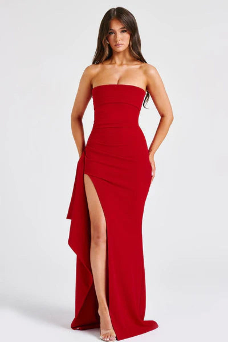 Vestido Grace Luxo Longo Tomara-que-Caia