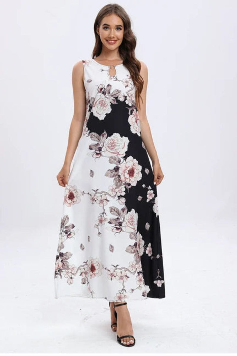 Vestido Midi Charmant Floral