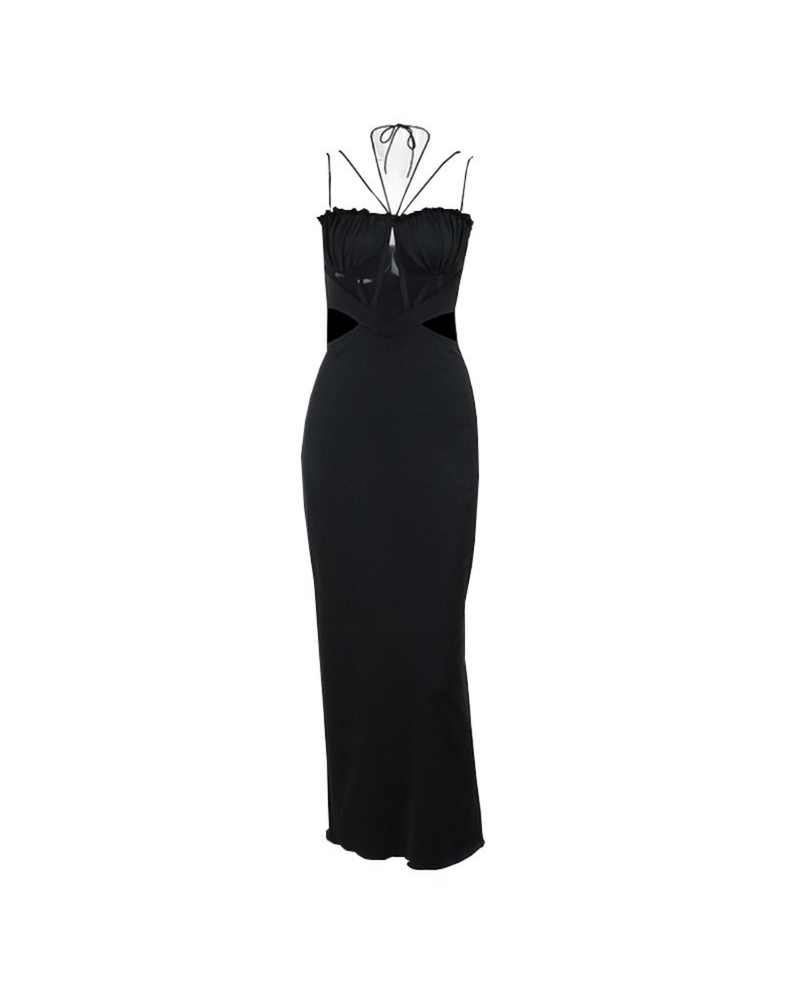 Vestido Charme Preto em Tule