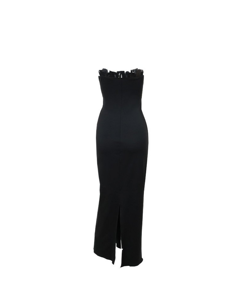 Vestido Charme Preto em Tule